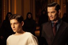 Gotham - David Mazouz and James Frain