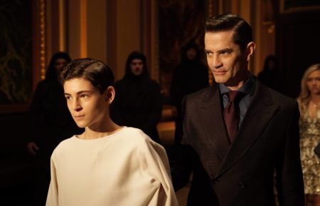 Gotham - David Mazouz and James Frain