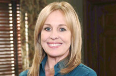 Genie Francis on the 'General Hospital' set