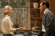 January Jones and Jon Hamm in Mad Men