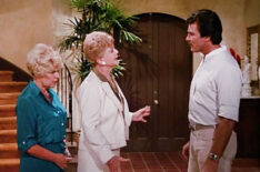 Tom Selleck on Murder She Wrote with Angela Lansbury