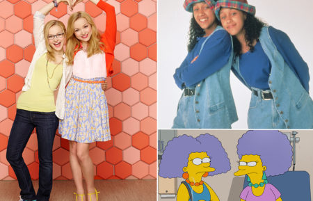 Liv and Maddie, Sister Sister, The Simpsons