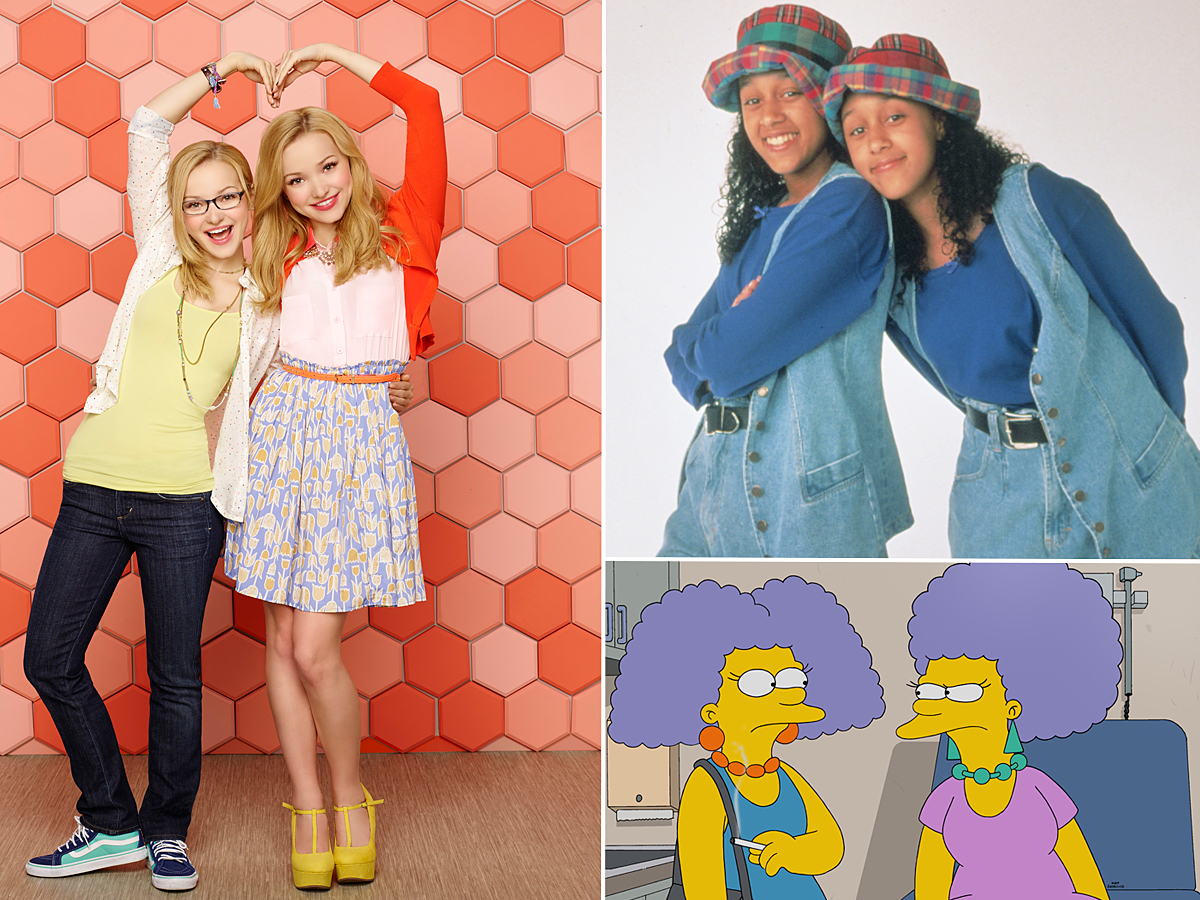 Liv and Maddie, Sister Sister, The Simpsons