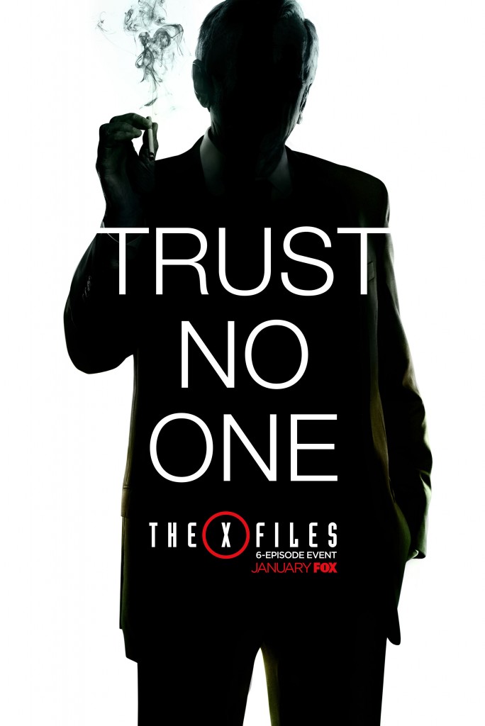 X Files TV Show Smoking Man Key Art