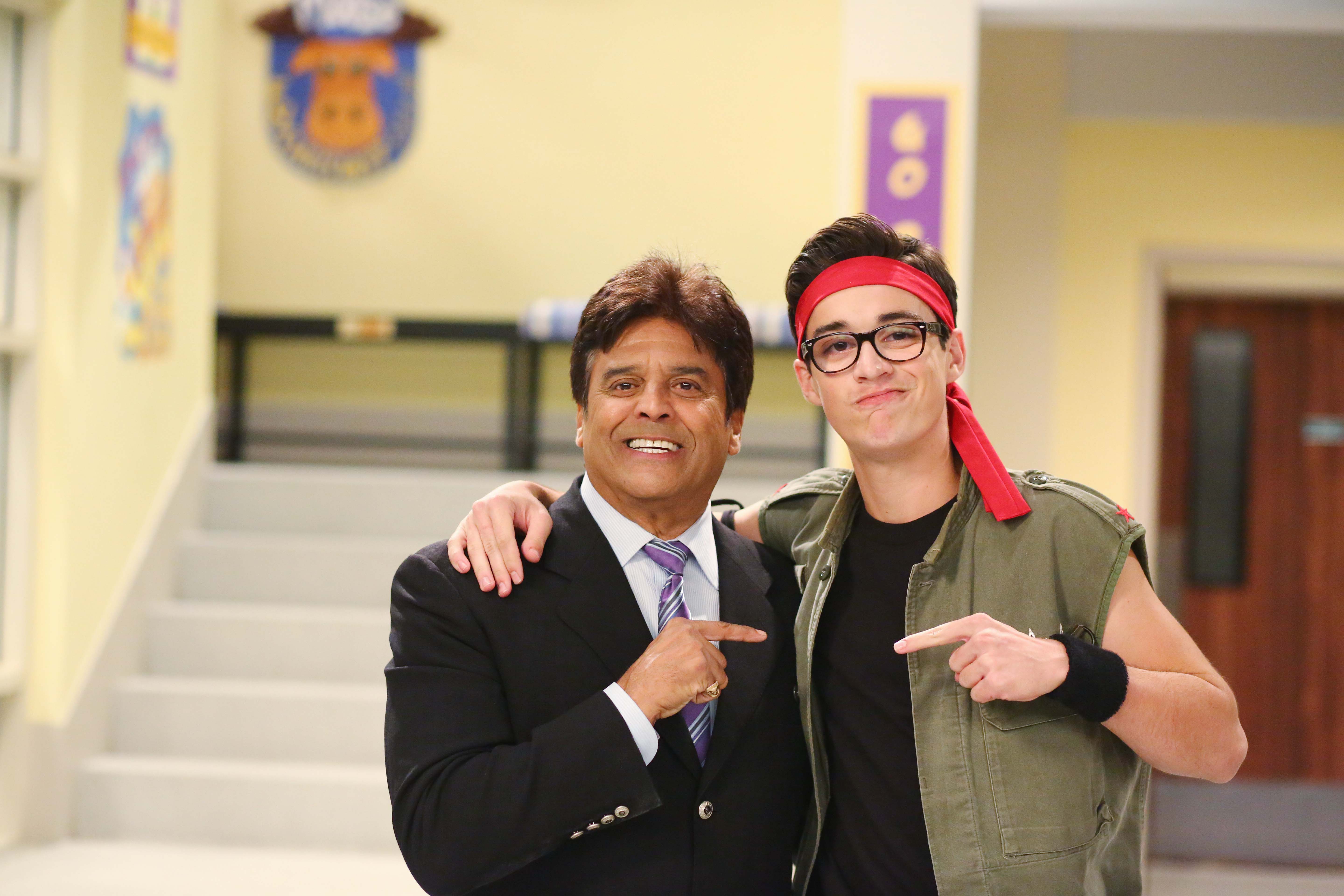 First Look: Erik Estrada Guest Stars on Disney Channel's 'Liv and Maddie'