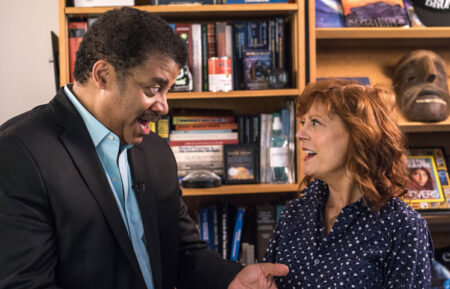 Neil deGrasse Tyson of StarTalk with Susan Sarandon