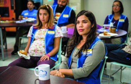 Superstore - Season 1 - Nichole Bloom as Cheyenne, America Ferrera as Amy