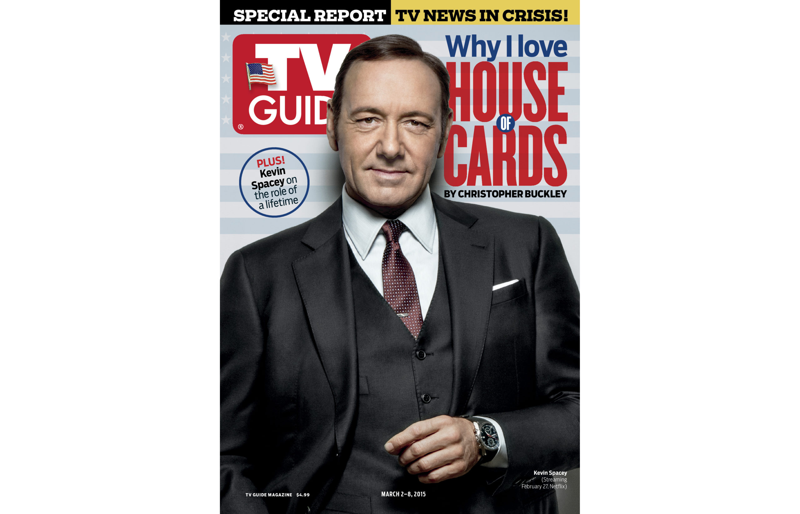 TV Guide Magazine, March, 2015