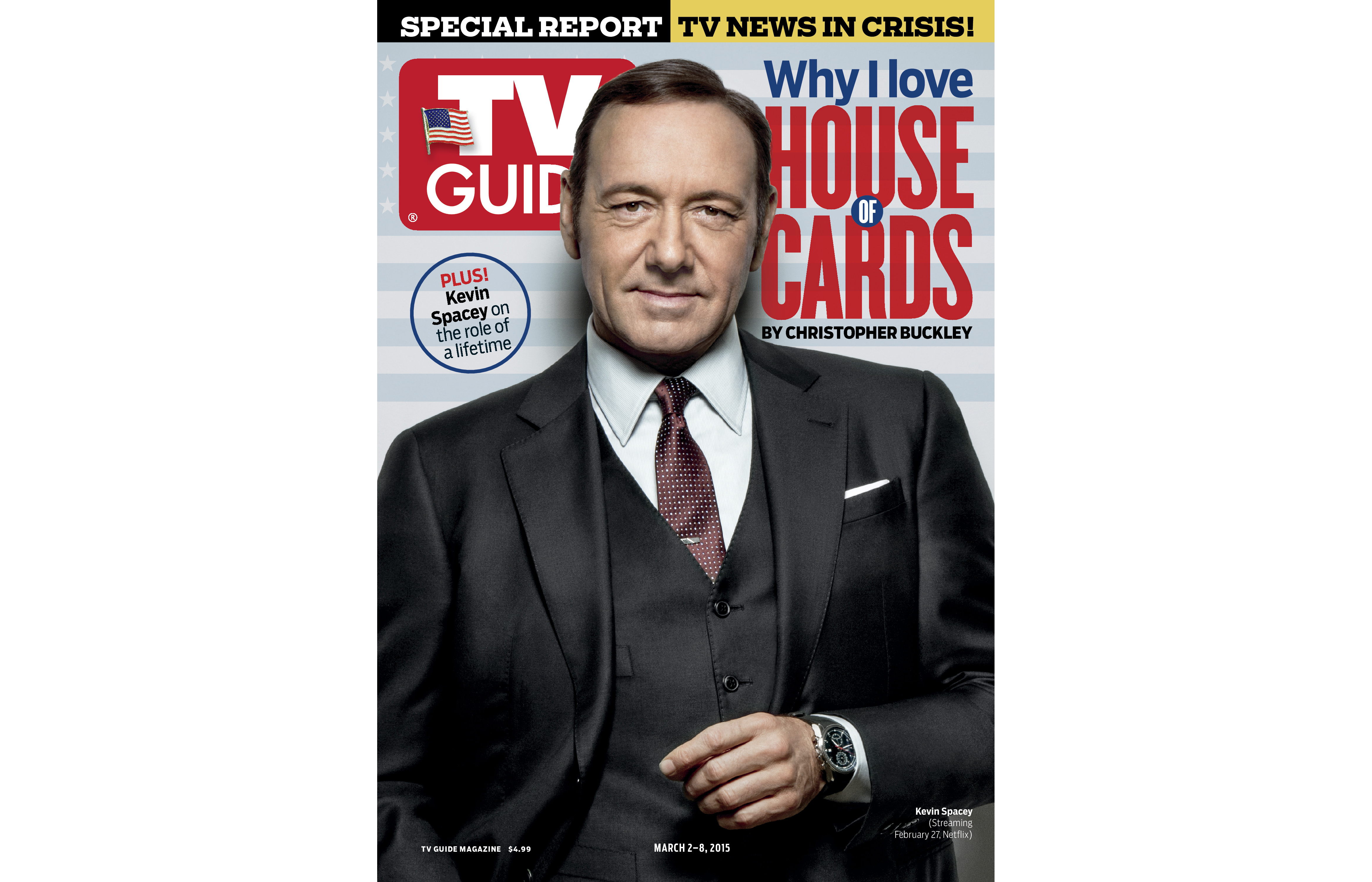TV Guide Magazine, March, 2015