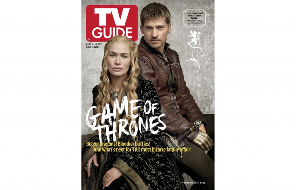 TV Guide Magazine, April, 2015