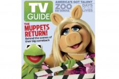 Kermit and Miss Piggy on the cover of TV Guide Magazine - August 2015