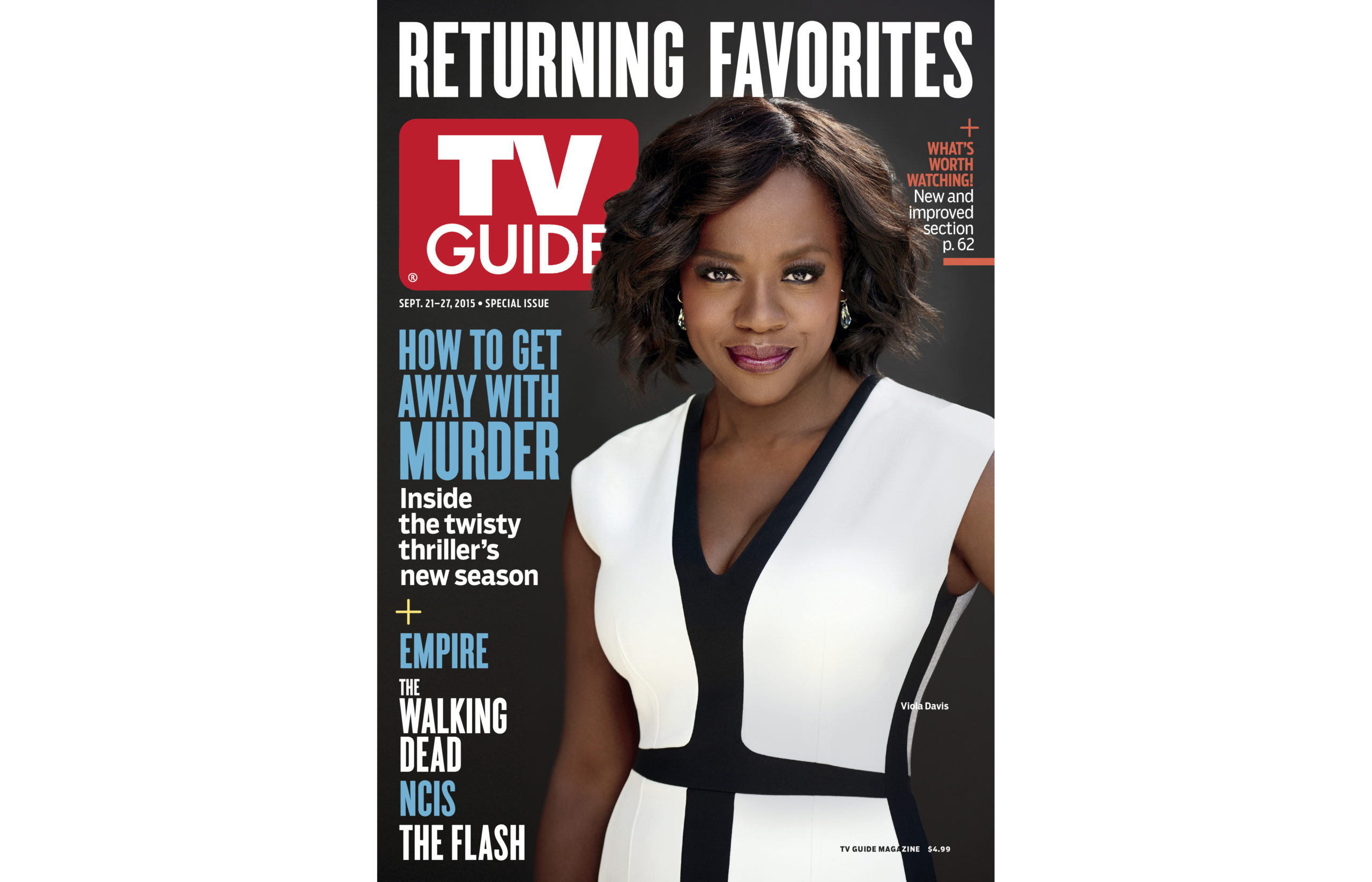 TV Guide Magazine, September, 2015
