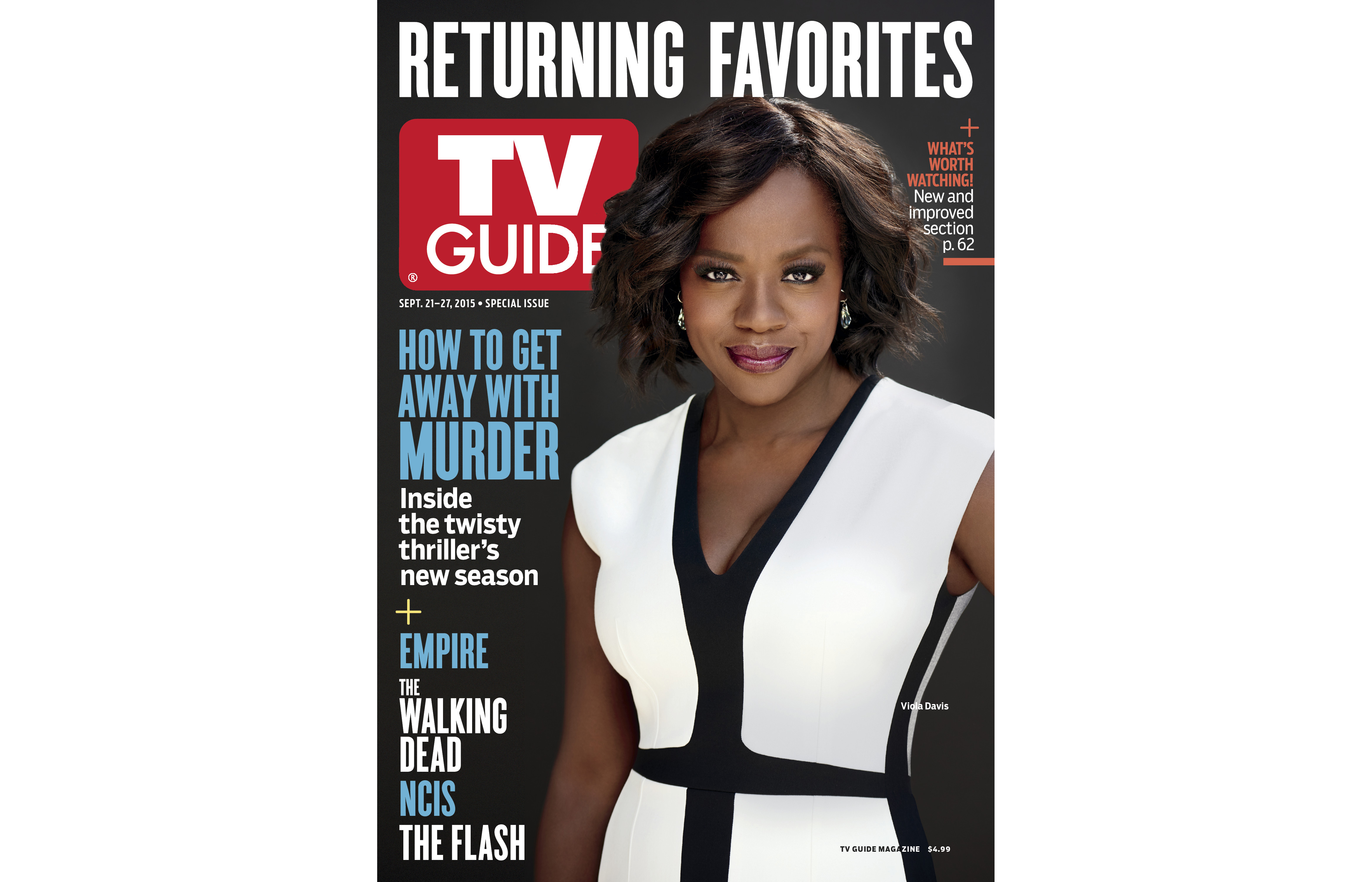 TV Guide Magazine, September, 2015