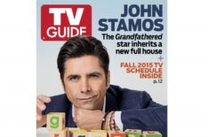 John Stamos on the cover of TV Guide Magazine, September, 2015