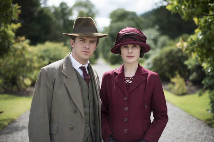 Downton Abbey - Dan Stevens as Matthew Crawley and Michelle Dockery as Lady Mary Crawley