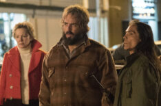 Fargo - 'The Castle' - Season 2 - Jean Smart as Floyd Gerhardt, Angus Sampson as Bear Gerhardt, Zahn McClarnon as Ohanzee Dent