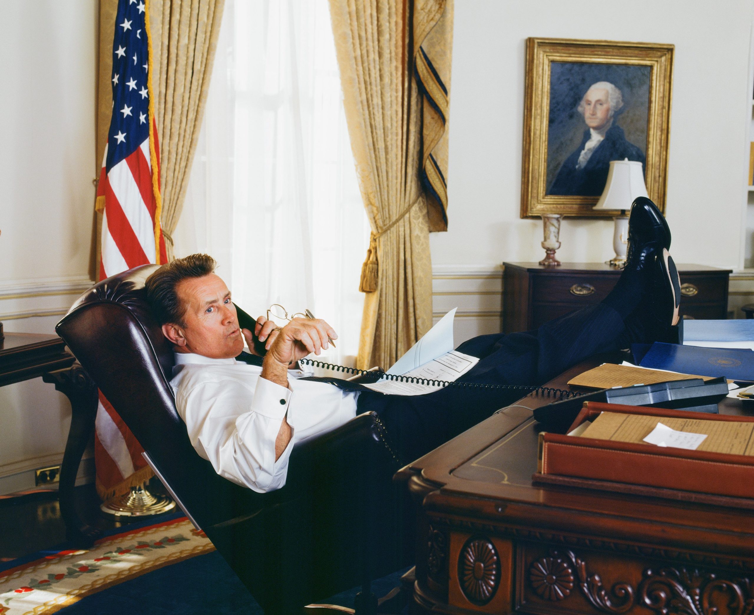 Martin Sheen as President Josiah 'Jed' Bartlet in The West Wing