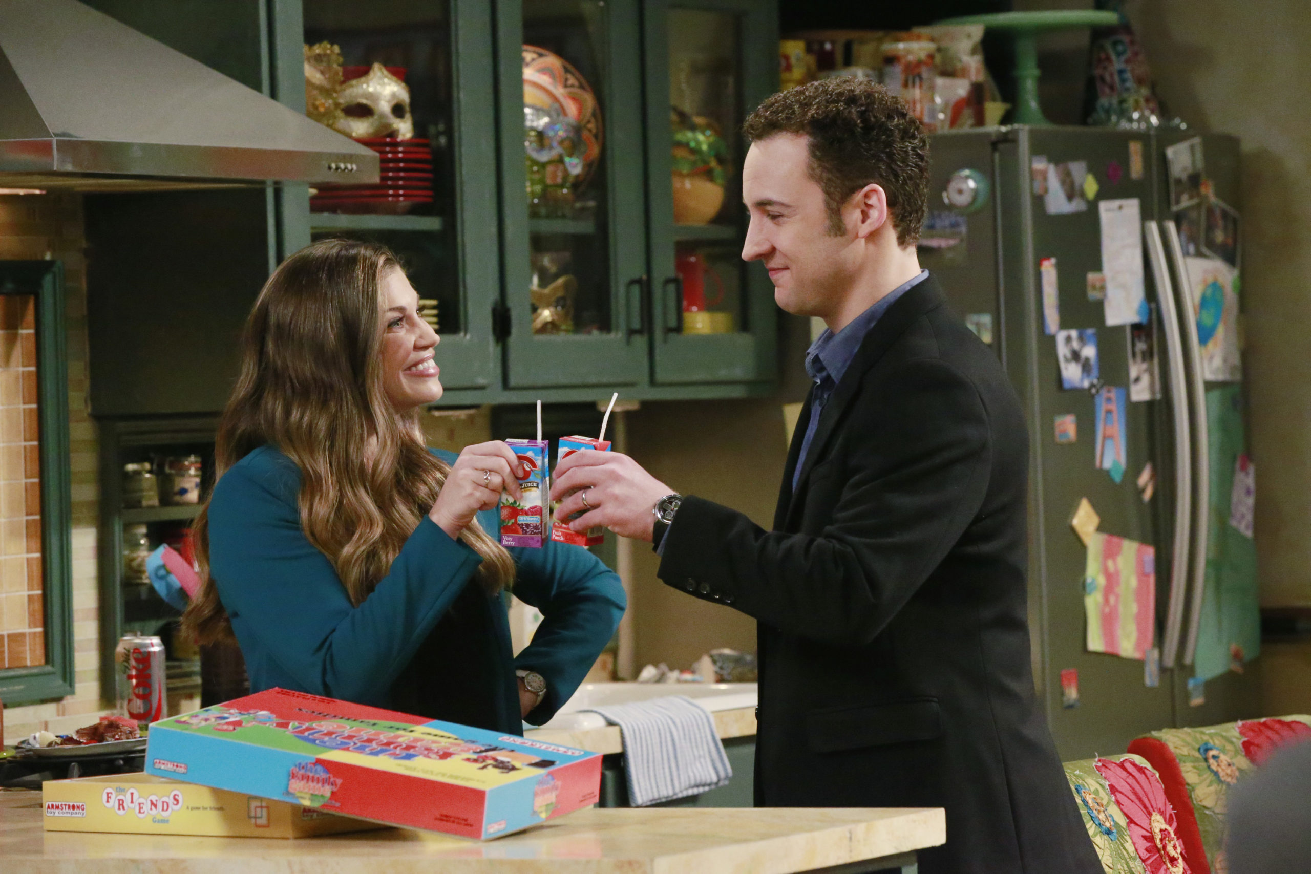 Danielle Fishel and Ben Savage in Girl Meets World