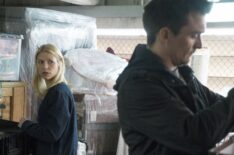 Claire Danes as Carrie Mathison and Rupert Friend as Peter Quinn in Homeland - Season 5, Episode 4