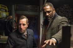 Luther - Michael Smiley as Benny Silver and Idris Elba as DCI John Luther