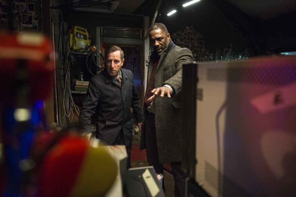 Luther - Michael Smiley as Benny Silver and Idris Elba as DCI John Luther