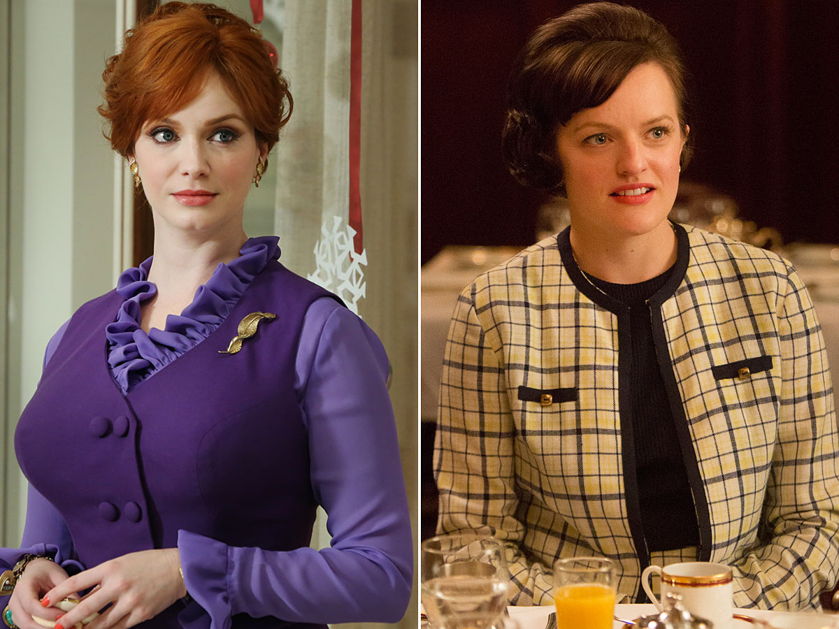 Mad Men, Christina Hendricks, Elisabeth Moss