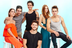 Cast of Teen Wolf - Shelley Hennig, Dylan O'Brien, Tyler Posey, Holland Roden, Dylan Sprayberry, Cody Christian