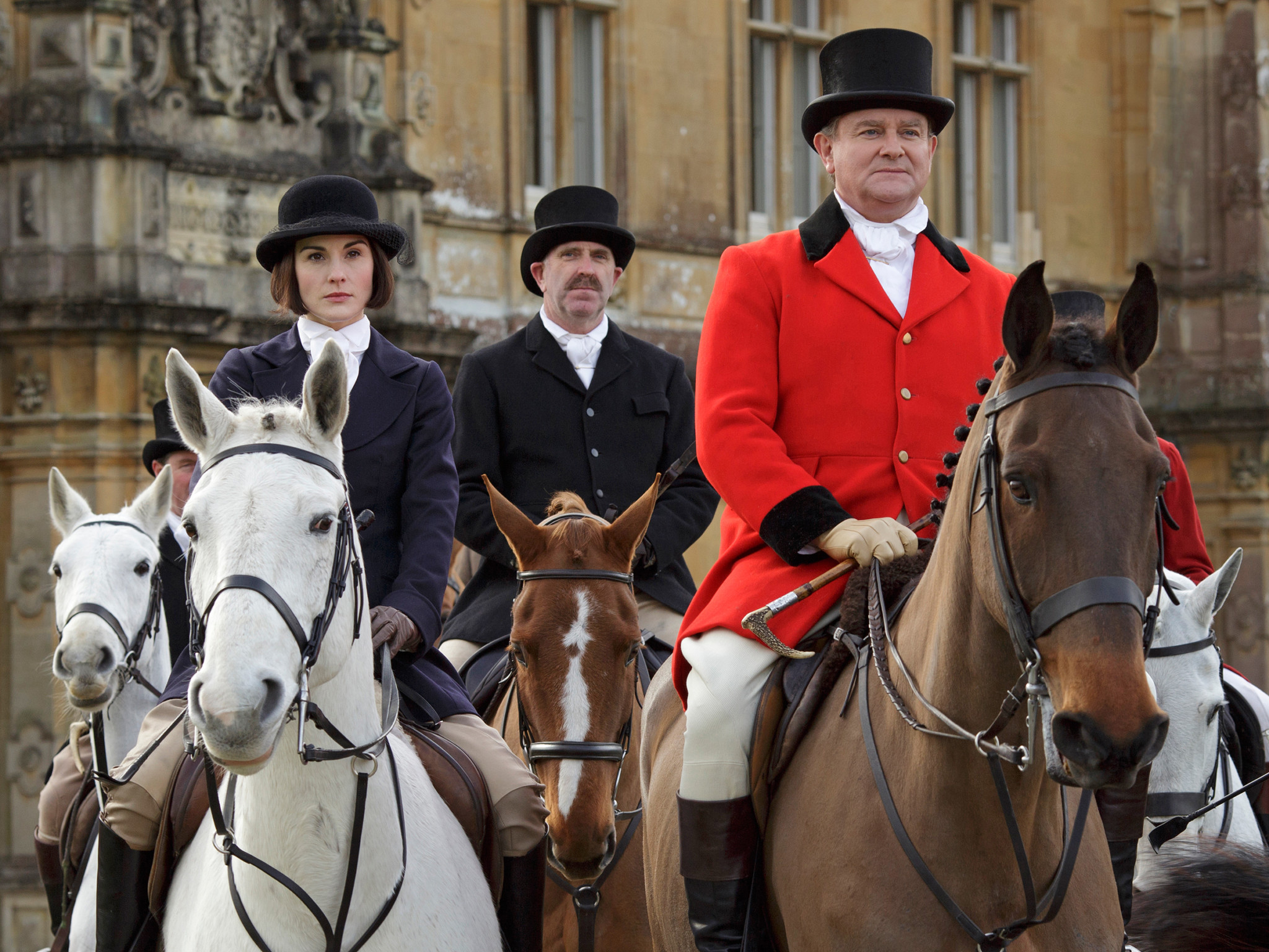 Downton Abbey - Michelle Dockery, Hugh Bonneville