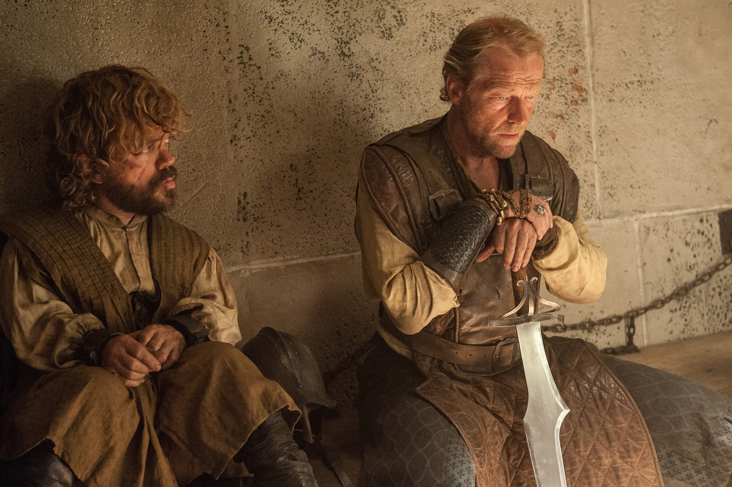 Game of Thrones - Peter Dinklage and Iain Glen