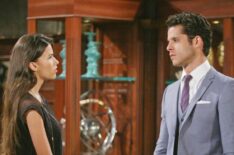 Sofia Pernas and Miles Gaston Villanueva in The Young and the Restless