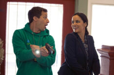 Andy Samberg, Melissa Fumero in Brooklyn Nine-Nine