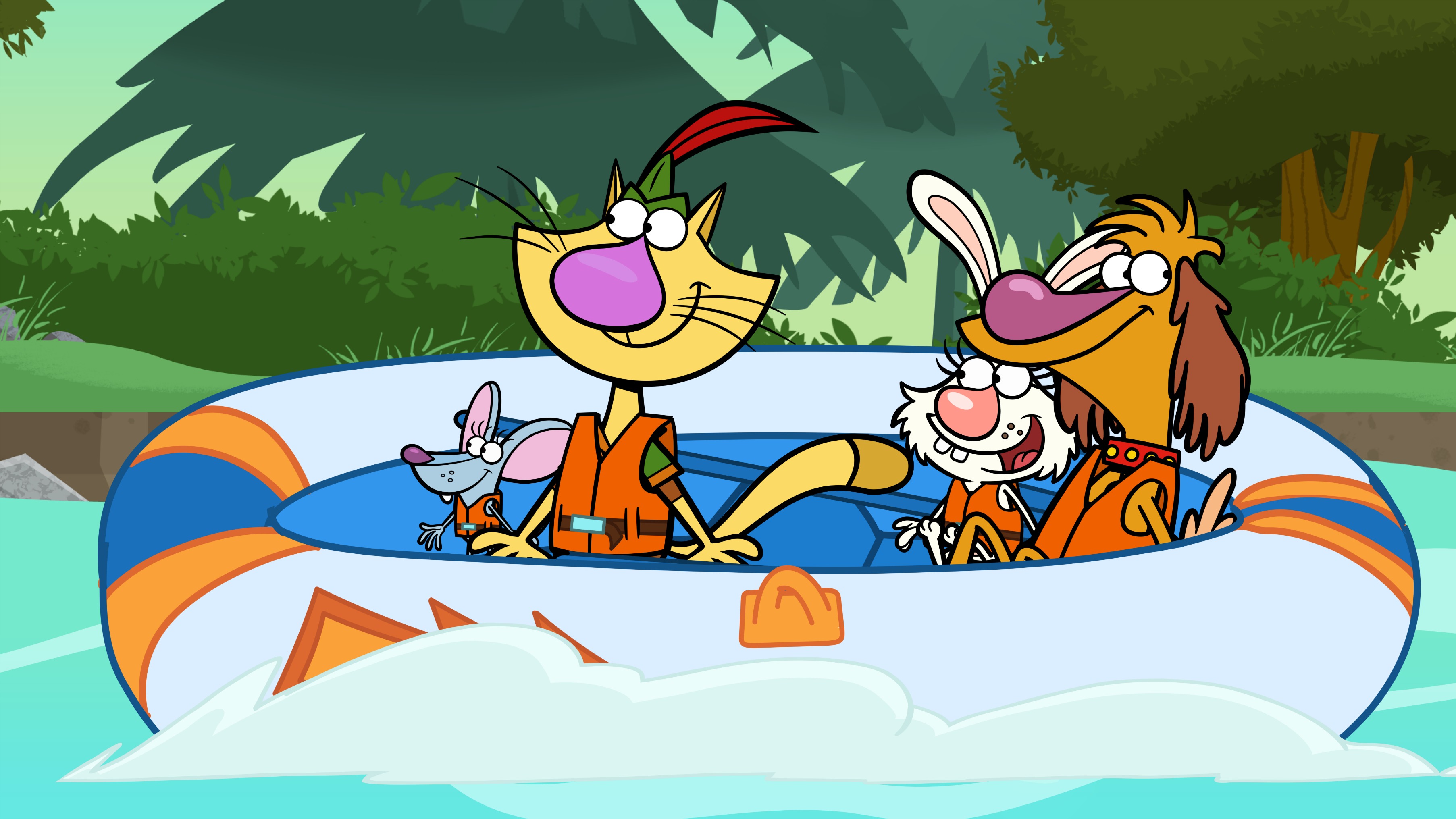 PBS Kids  Nature  Cat  Goes on a White Water Rafting 