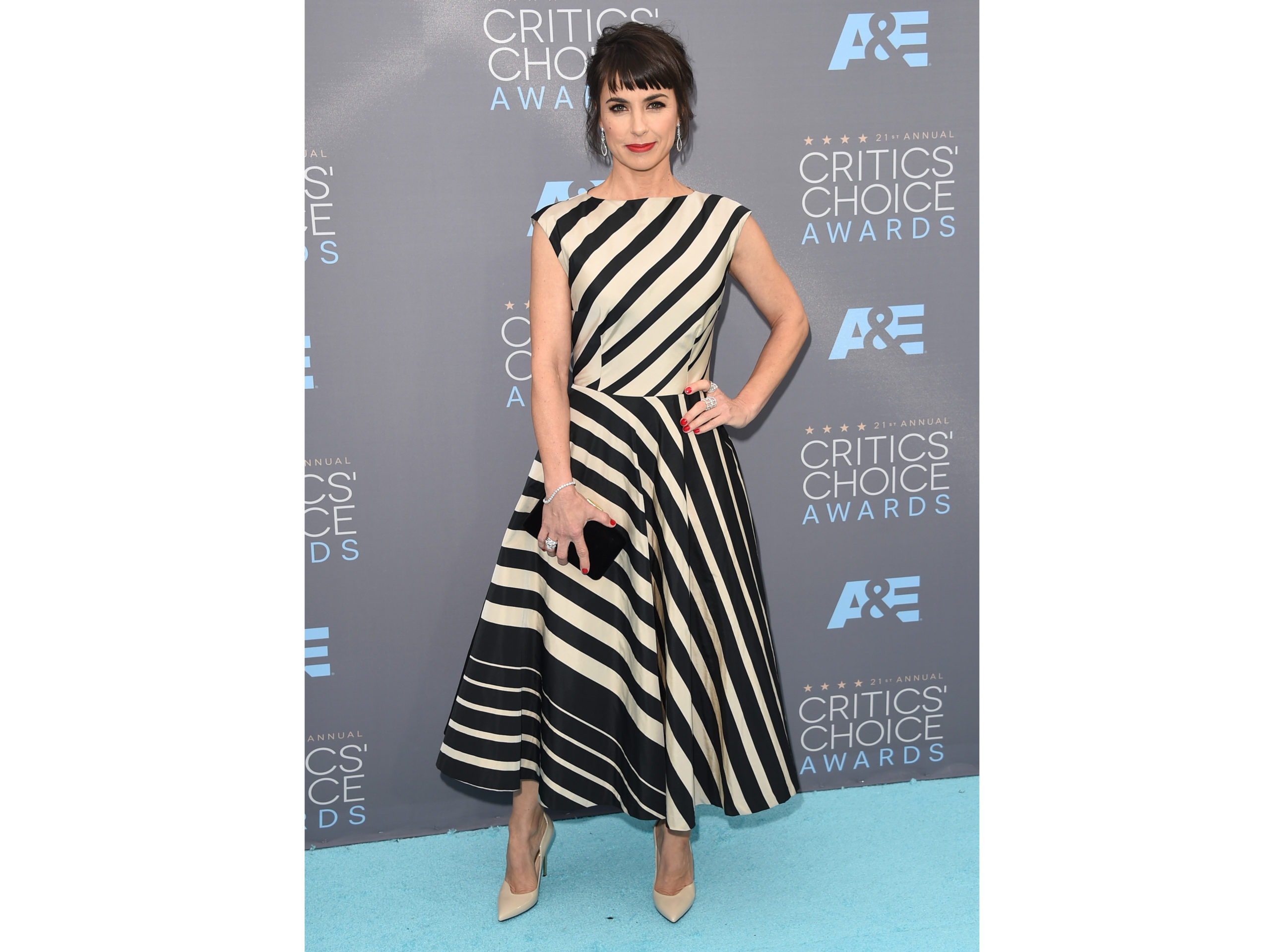 Constance Zimmer attends the 21st Annual Critics' Choice Awards