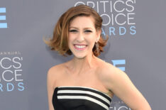 Eden Sher attends the 21st Annual Critics' Choice Awards at Barker Hangar on January 17, 2016 in Santa Monica