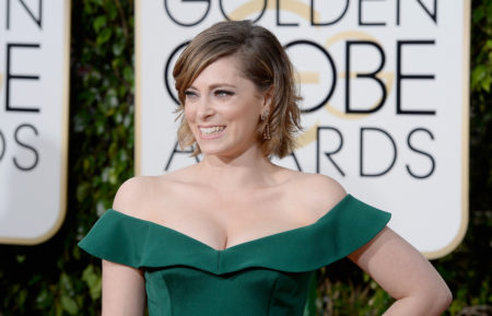 Actress Rachel Bloom arrives to the 2016 Golden Globe Awards