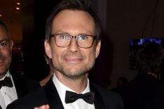 Christian Slater at the 2016 Golden Globes