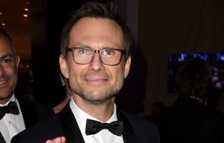 Christian Slater at the 2016 Golden Globes