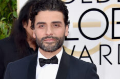 Oscar Isaac attends the 73rd Annual Golden Globe Awards