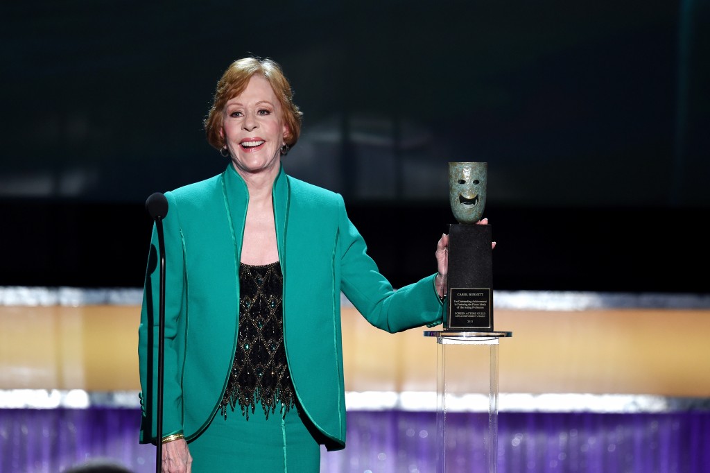 Carol Burnett SAG at the 22nd Annual Screen Actors Guild Awards