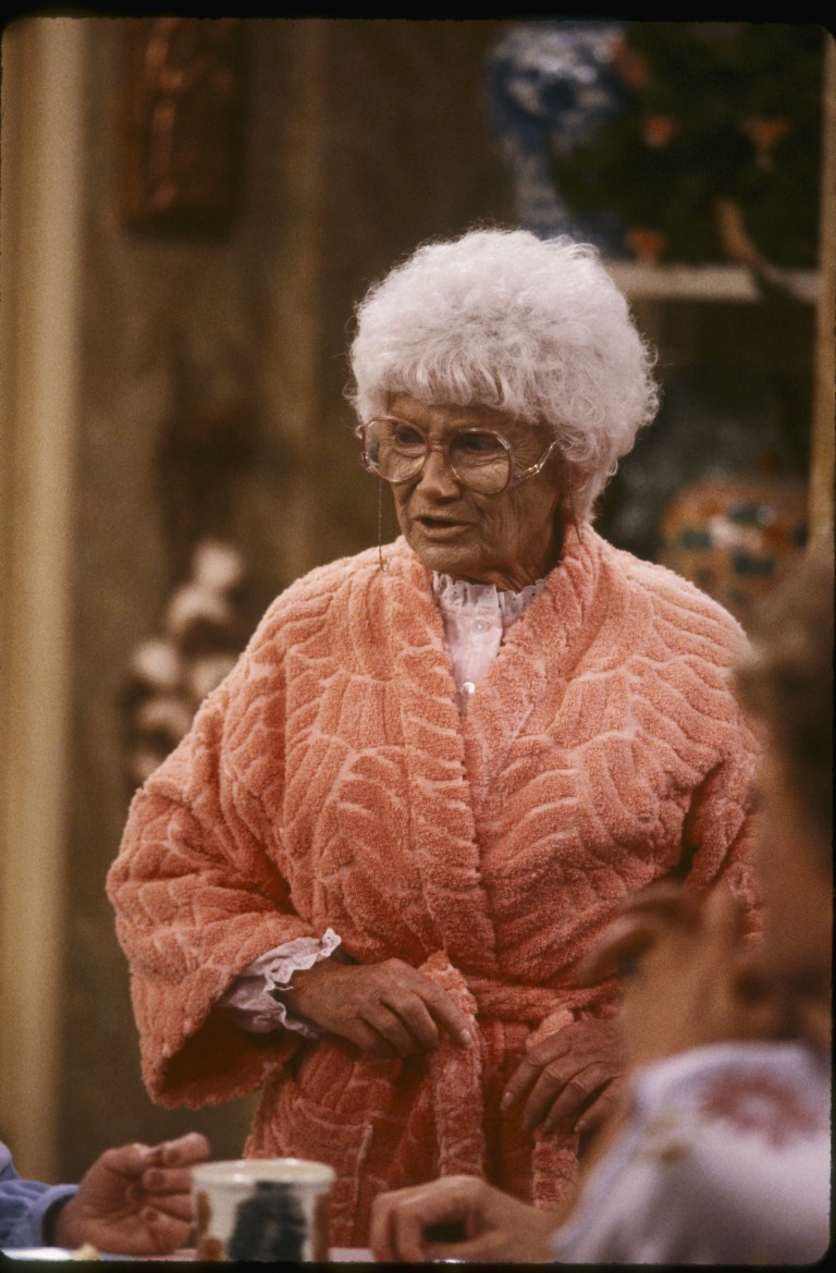 Estelle Getty as Sophia Petrillo in The Golden Girls