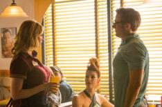 Christina Hendricks, Pollyanna McIntosh, and Jimmi Simpson in SundanceTV's Hap and Leonard