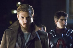 Arthur Darvill as Rip Hunter and Brandon Routh as Ray Palmer/Atom in Legends of Tomorrow - 'Pilot, Part 1'