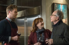 Limitless - Jake McDorman as Brian Finch, Blair Brown as Marie Finch, and Ron Rifkin as Dennis Finch