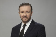 Ricky Gervais at the Golden Globe Awards