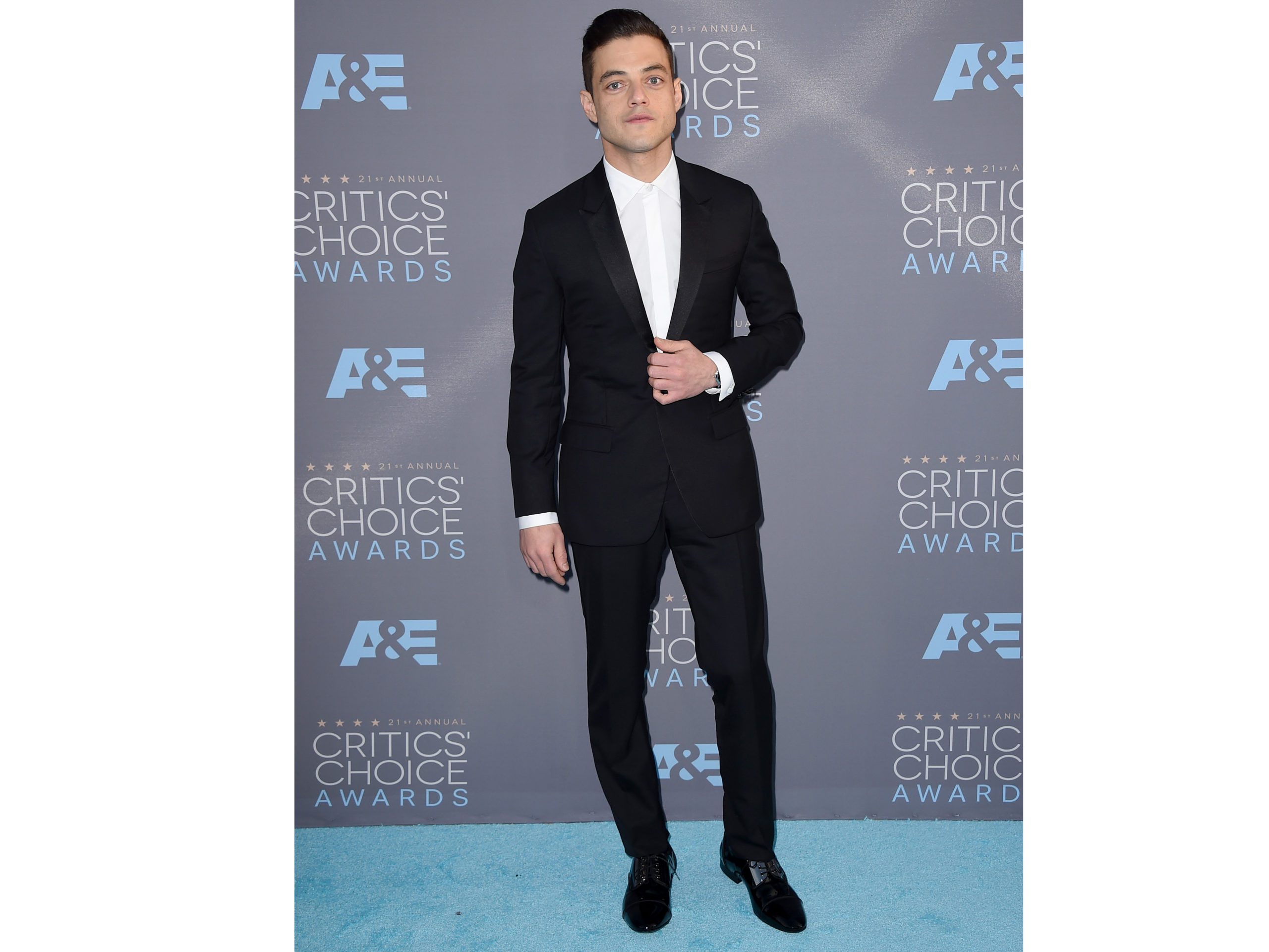 Rami Malek arrives at the 21st annual Critics' Choice Awards