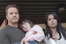 Rob Kazinsky, guest star Kennedi Clements, and Dilshad Vadsaria in the 'One More Notch' episode of Second Chance