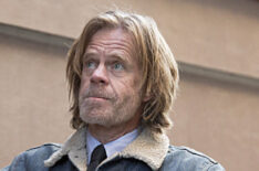 William H. Macy as Frank Gallagher in a garbage dumpster in Shameless - season 5, episode 10