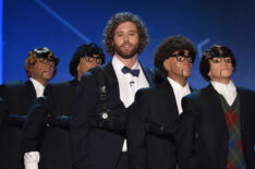 T. J. Miller speaks onstage during the 2017 Annual Critics' Choice Awards