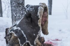Alexander Ludwig as a bloody Bjorn in Vikings