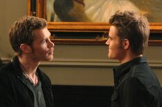 Joseph Morgan as Klaus and Paul Wesley as Stefan in The Vampire Diaries - 'Bringing Out the Dead'